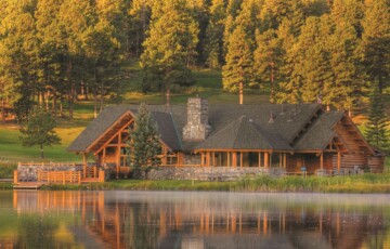 House on lakefront