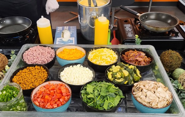 omelette station options