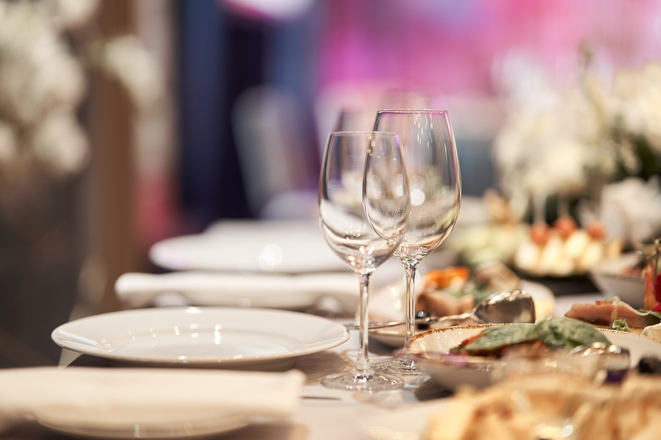 Placesetting at celebration of life event